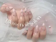 フレンチネイルorカラーグラデーション(クリアベース)現金のみ)