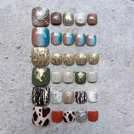 定額デザインから選べる🌟フットネイル(フットバス込)