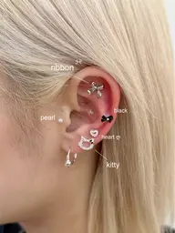 顔まわりカット+耳つぼjewelry🪄