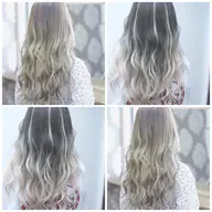 【人毛100%】最高級レミー毛シールエクステ60枚&フルカラー&なじませカット