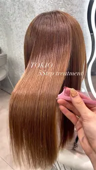 【✨素髪のようなサラ艶へ✨】【韓国風カット🇰🇷＋透明感カラー🌈＋TOKIO5ステップトリートメント🫧】
