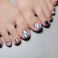 オフ込み・フットジェルネイル4本アートコース※フットバス、フットケア込