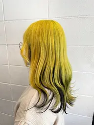 【アンブレラカラー】インナーカラー➕補修トリートメント+顔周りカット✨コテ巻き仕上げ