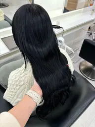 【暗くしたい方必見✨️】黒染めじゃない暗髪カラー🩶韓国風艶カラー🇰🇷