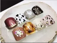 フットバス付き🛁定額親指アートフットネイル（オフなし）