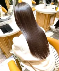 美髪縮毛矯正+髪質改善トリートメント