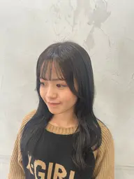 カットなし前髪ストレートパーマ(縮毛矯正)