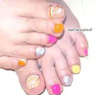 新規様限定！フットジェル親指アート2本付き(オフ有りはプラス1500円)