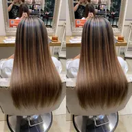 外国人風バレイヤージュ+マイクロバブル付き🔥