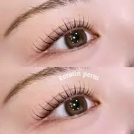 メイク時間短縮！！うる艶水分たっぷりケラチンまつ毛パーマ🤍