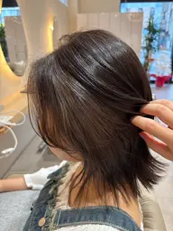 【✨️デザインカラー✨️】インナーカラー+𝐀𝐮𝐣𝐮𝐚リペアトリートメント🌈✿.•¨•