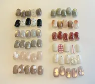 【ジェルオフあり】初回オフ無料◎流行りのネイルをしたい方へ🎀定額トレンドデザインコース¥7,920