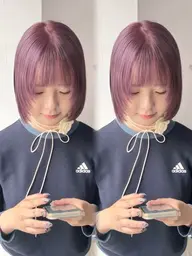 [3,4月限定]🌷卒業生限定🌷︎Wカラー（ブリーチ1回＋高保湿艶カラー）