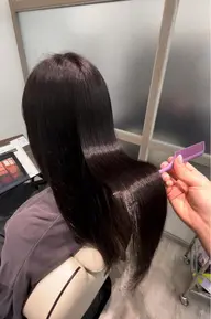 カット+酸熱メテオトリートメント