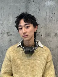 カット＋メンズミルクウェーブパーマ