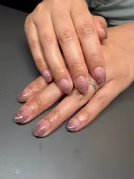 (オフなし)ラメグラデーションネイル