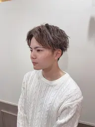 メンズカット+ヘアカラー【ブリーチの場合料金が変動します】