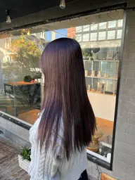 👒ダブルカラー （ブリーチなし） ＋ 水トリートメント