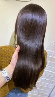 【一押し☆】プレミアム縮毛矯正+カット+プレトリートメント 　¥9900