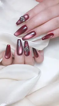 チップ長さ出しパーツ2個付き　ワンカラー(カラー、マグネットorフラッシュ)　¥9000