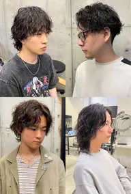 メンズカットパーマ18時から【補足説明を確認してからご予約をお願い致します。】