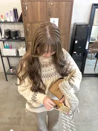 【大人気❕】🫧カット＋ライトニングケアダブルカラー＋内部補修Tr＋ミズリゼTr＋リファUFB🫧