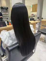 【髪質改善】酸性縮毛矯正+艶カラー+髪質改善トリートメント✨