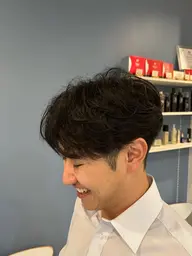 メンズカット+フェザーパーマorニュアンスパーマ