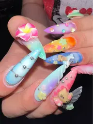 【ご新規】長さだし10本💅🏼アート＆パーツつけ放題🦧🌺