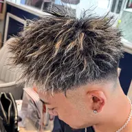 【フルコース】メンズカット＋メンズパーマ＋ハイライトカラー