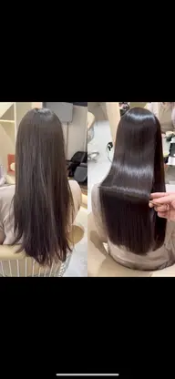 【✨誰もが振り返る✨】鏡の様な艶髪へ🪞🫧✨業界最高峰👑髪質改善りんご幹細胞Tr🍎🤍×ダメージレスケアカラー🎨