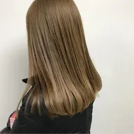 【ブリーチなし*ダブルカラー】ブリーチを使わない高彩度透明感カラー