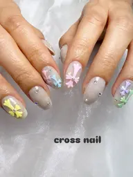 【オフ代込】ワンカラーに人気のクロスパーツ両手に4つまでのメニュー