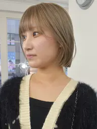 🌸4月限定🌸ボブカット＋ブリーチ＋カラー＋トリートメント【春のハイトーンボブ可愛いです💕】