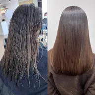 悩み解決⭐️髪質改善ストレート＆メンテナンスカット　韓国/髪質改善