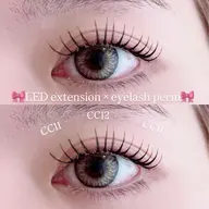 NEW【期間限定モニター価格】LEDダブルフラット60束×まつ毛パーマ