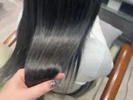 【クセを扱いやすく✨】カット+ナチュラルストレート🫧