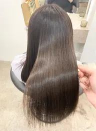 【ハムレッツオリジナル髪質改善&縮毛矯正】自然な仕上がりサラツヤヘアーに乾かしただけでなれちゃう髪質改善ストレートを体験