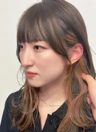 【女性限定】小顔カット+ケアカラー（リタッチ）+ベースtr