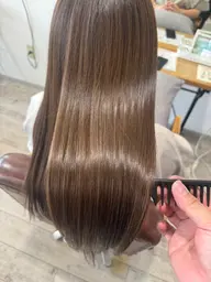 髪ドラ。髪質改善カラー＋カット