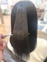 [シンプルカット🌺💫]シンプルなカットで自然なまとまり感🫧🩵