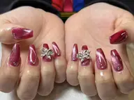 【研修ネイリスト】長さだしちゅるんマグネットワンカラー￥7980