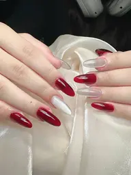 チップ長さだしワンカラー 、マグネット🌟二色❣️ カラー1000種以上、パーツ500種