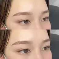 【学割U24🩵】美眉毛アイブロウWAXスタイリング+眉メイク仕上げ￥3500［眉毛］