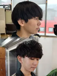 【ご相談パーマ】メンズカット＋選べる相談パーマ(特殊パーマ＋1,100円ケアパーマ＋500円)