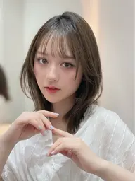 ‪🌈前髪のクセが気になる方必見🌈韓国風似合わせカット＋前髪縮毛矯正＋1stepトリートメント🫧超音波アイロン🫧