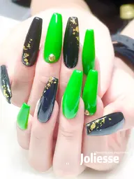 【アクリルスカルプ】初回gelオフ無料★シンプル★持ち込みデザイン ¥12800