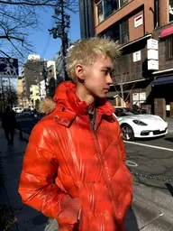 メンズカット&ブリーチ&オンカラー*+*