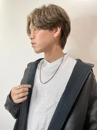 透明感‼️トレンドメンズカット+ハイトーンカラー⚡️