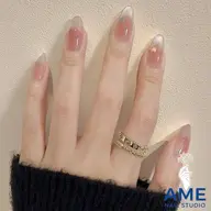 【チーク×マグネットネイル】上品韓国ネイル | ¥7,480